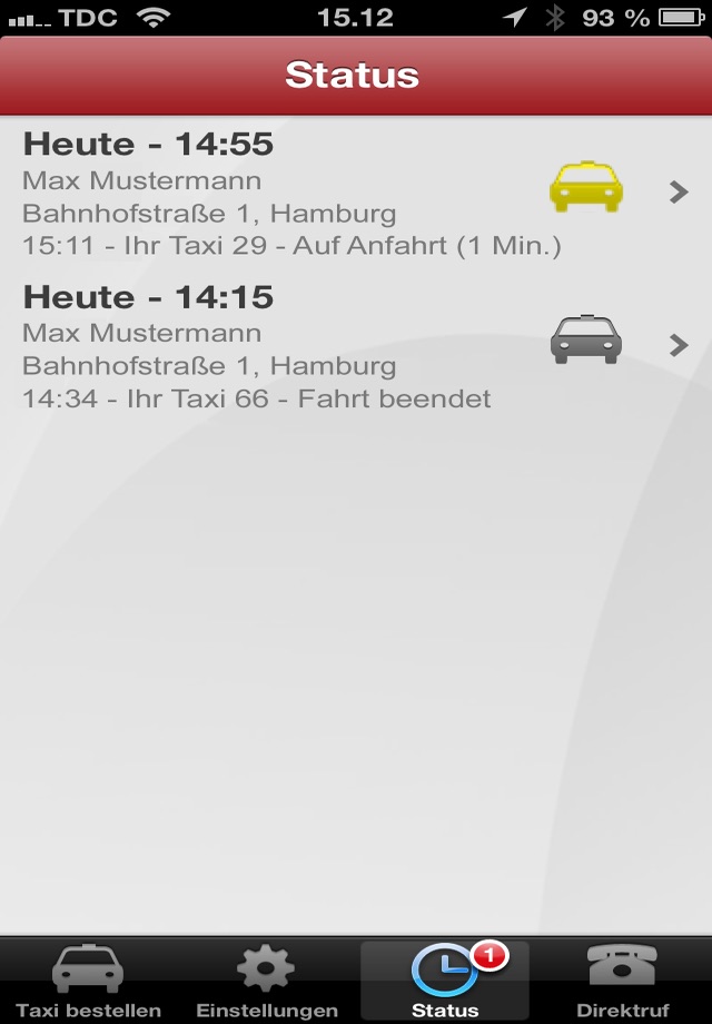 Taxi Harburg screenshot 3