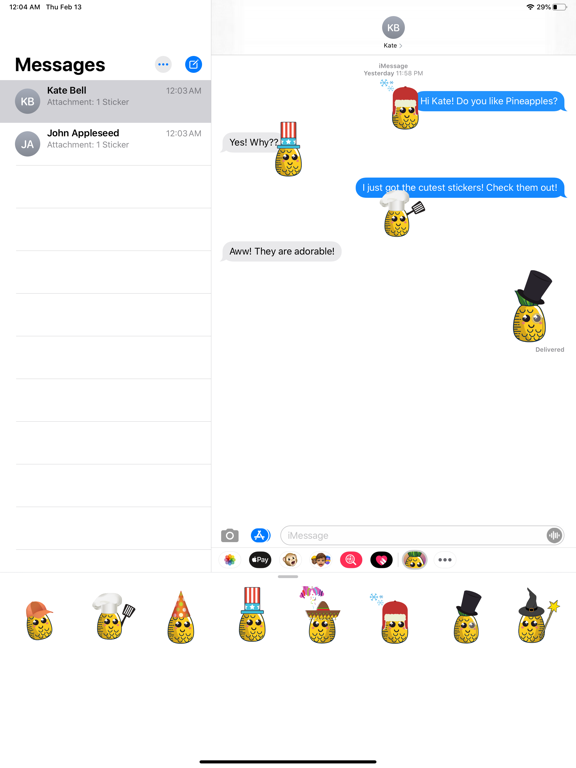 Screenshot #5 pour Pineapples in Hats
