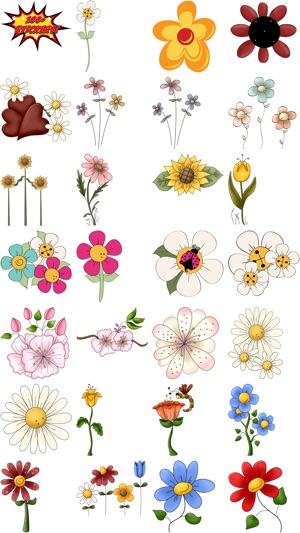 Flower Stickers #1(圖1)-速報App