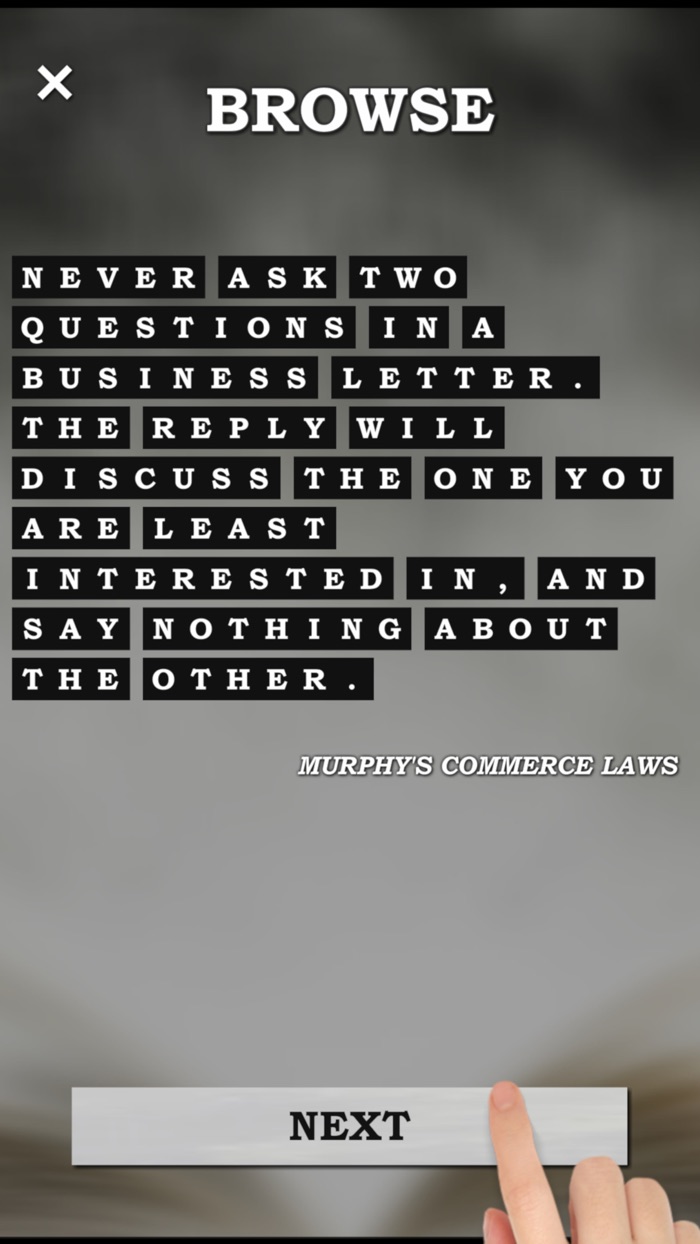 Murphy Laws Guessing Game PRO