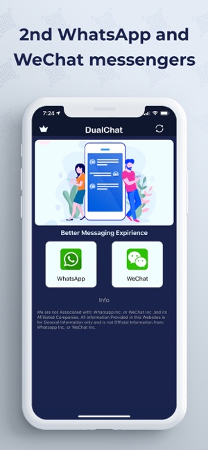 DualChat for WhatsApp & WeChat(圖2)-速報App