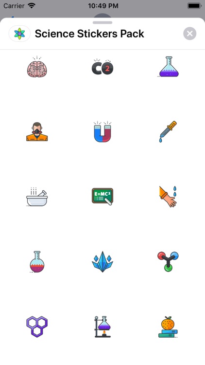 Science Stickers Pack