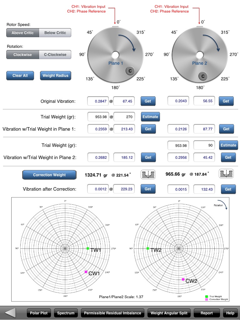 iRotorBalancer screenshot 3