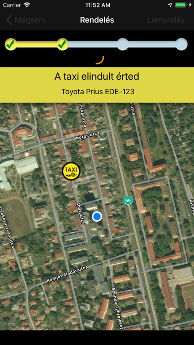 Taxi rendelés Pécs screenshot 3