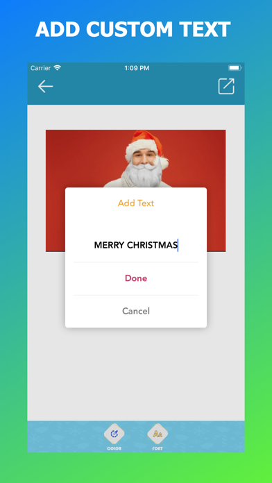 How to cancel & delete Add Santa to your photo from iphone & ipad 4