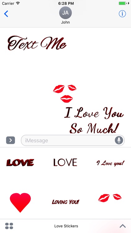 Love Stickers for Messages screenshot-4