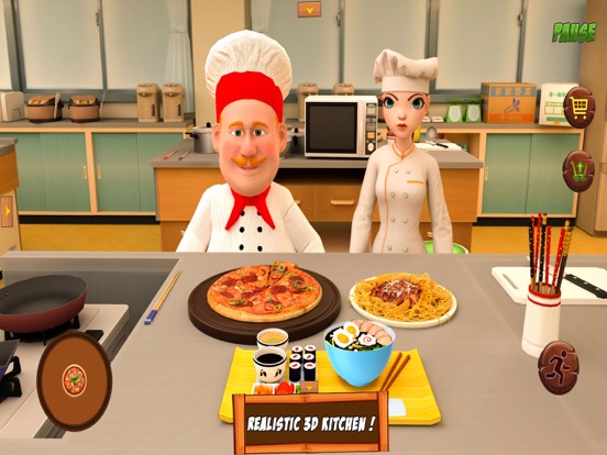 の子供のための仮想のシェフ料理大物ゲーム 3Dのおすすめ画像5