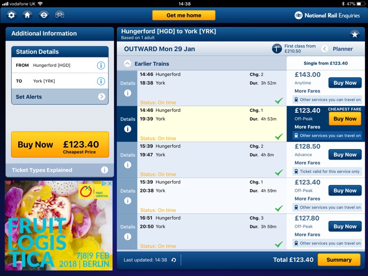 NationalRailEnquiries for iPad