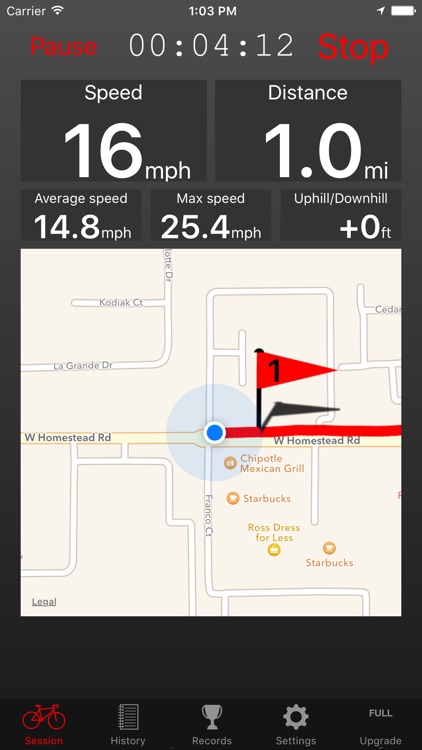 Fitmeter Bike Basic - Cycling screenshot-0