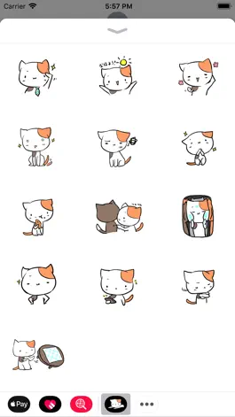 Game screenshot Mi-Ke the Cat Stickers apk