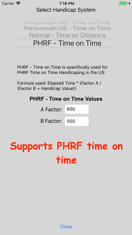 Sailing Handicap Calculator screenshot-5