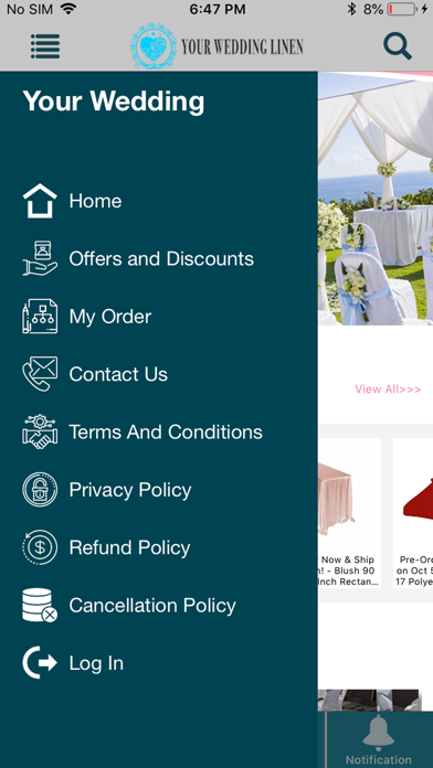 Your Wedding Linen screenshot 2
