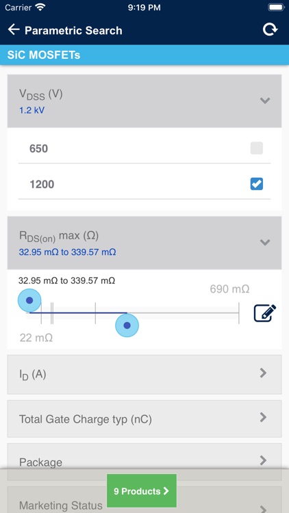 STPOWER MOSFET Finder