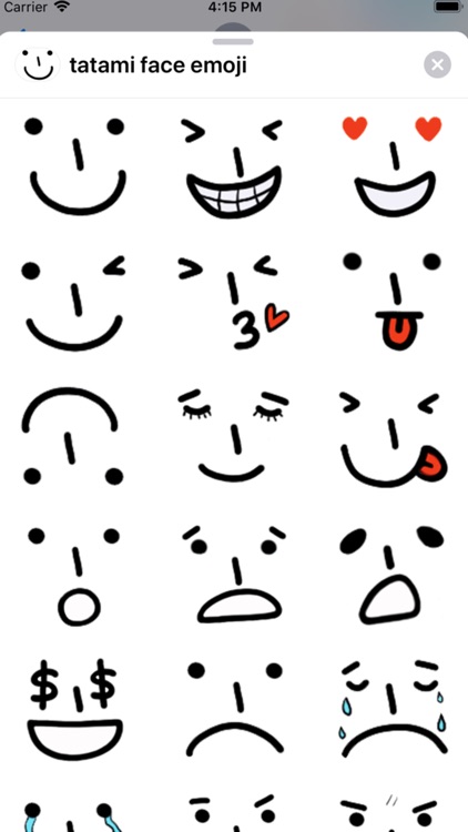 Tatami iMessage Face Emojis