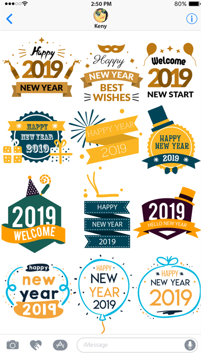 Happy New Year Sticker 2019 screenshot 2