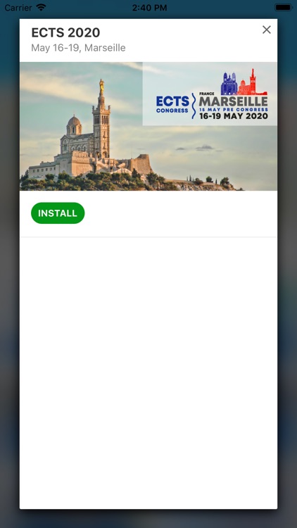 ECTS Society App
