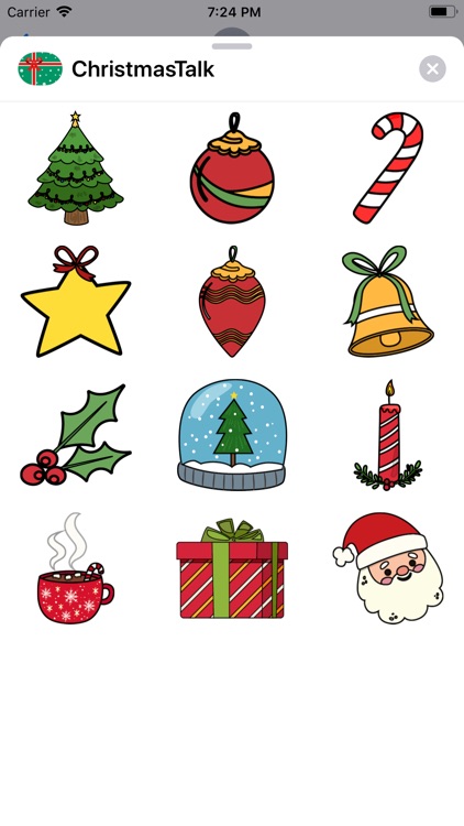 Christmas Talk Sticker