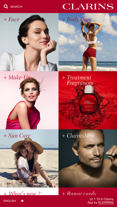 Clarins Product Library screenshot 2