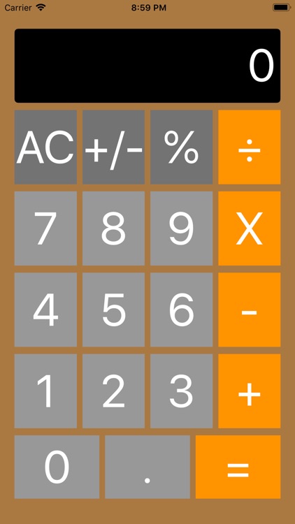Basic Big Button Calculator