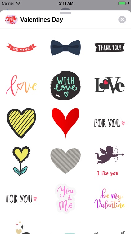 Happy Valentines Day! Stickers