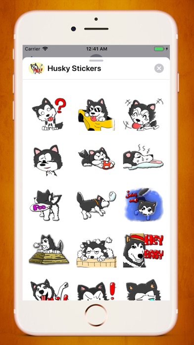 How to cancel & delete Husky Puppy Stickers from iphone & ipad 2