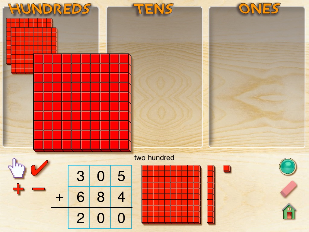 Hands-On Math Base Ten Blocks screenshot 3