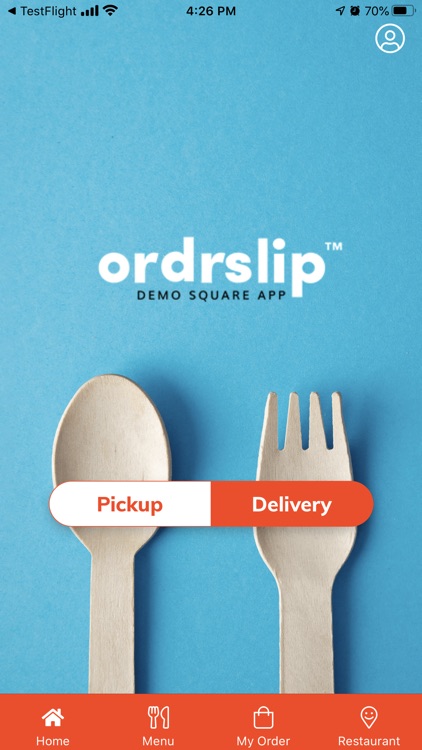 Ordrslip Demo Square App