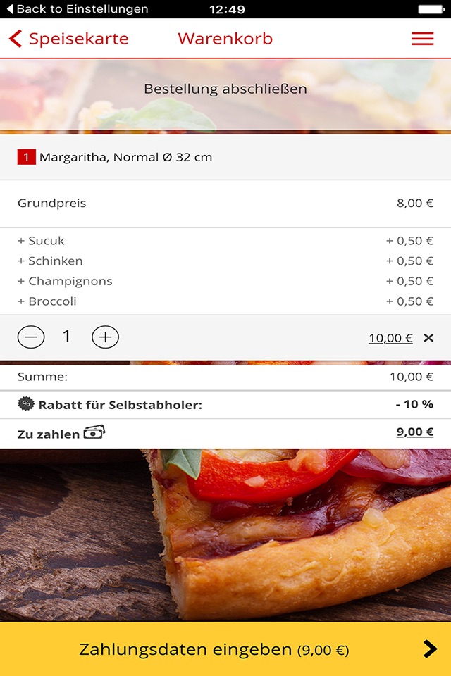 Royal Pizza Kornwestheim screenshot 2