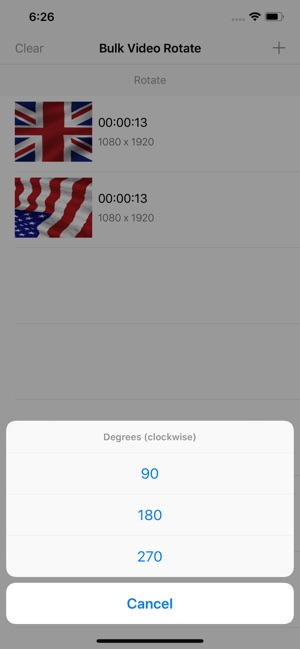 批量視頻旋轉(圖2)-速報App