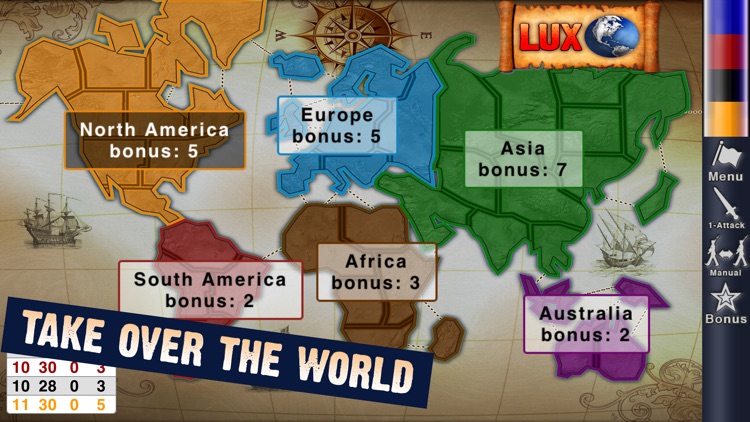 Lux DLX 3 - Map Conquest Game