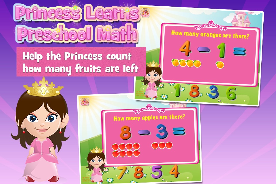 Princess Learns Math for Kids screenshot 3