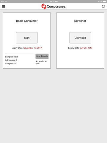 Compusense Product Testing screenshot 2