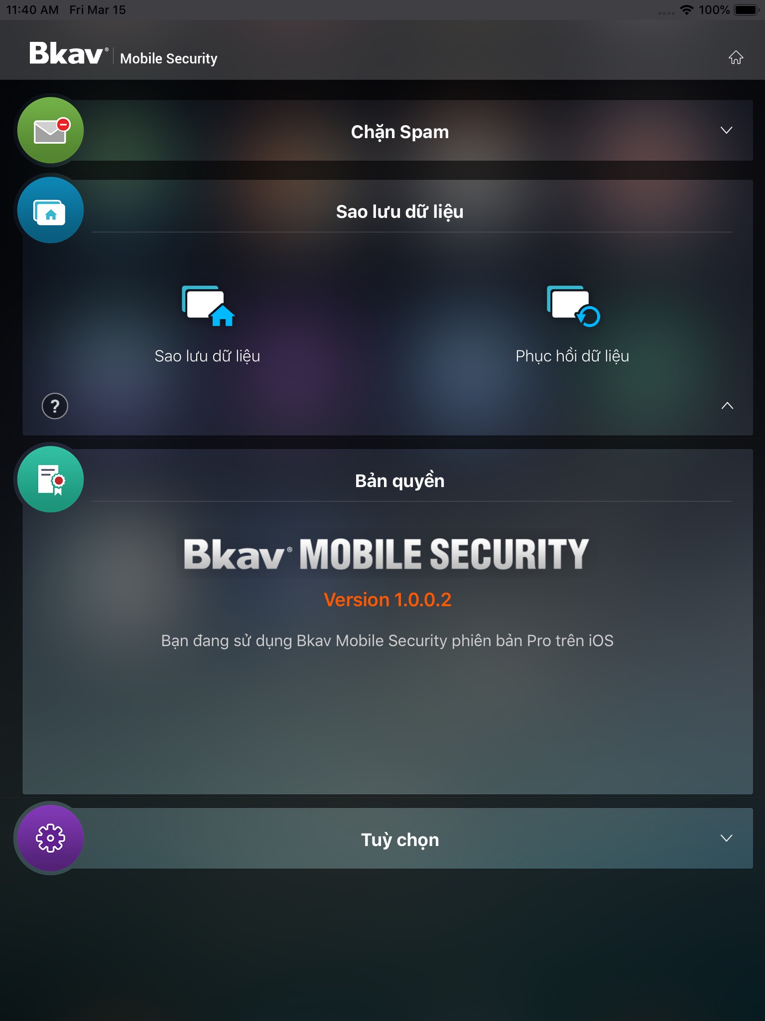 Bkav Pro Mobile screenshot 3