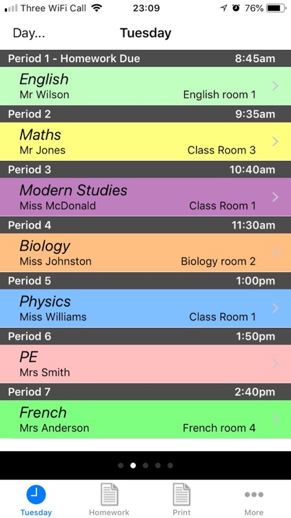 School Timetable