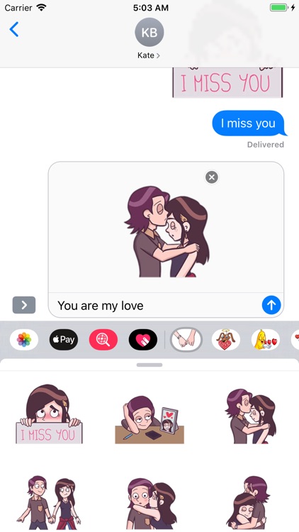 Young Couple Life Stickers screenshot-1
