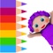 Fun Educational Coloring Pages and Painting Games for Toddlers and Preschoolers to Learn Colors, Shapes, Numbers & Alphabet Letters