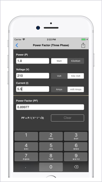 Electrical Calculator lite