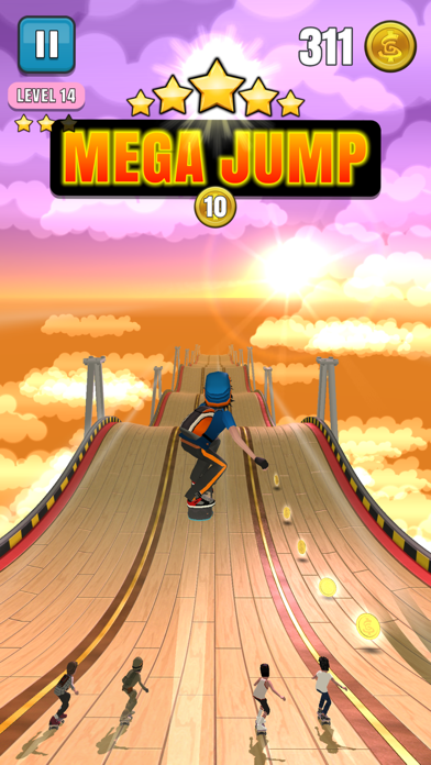 MegaJump Skater screenshot 1