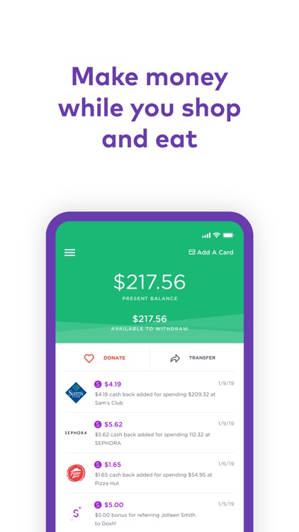 Dosh: Automatic Cash Back App
