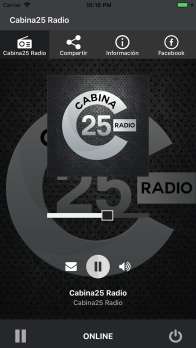 Cabina25 Radio screenshot 2