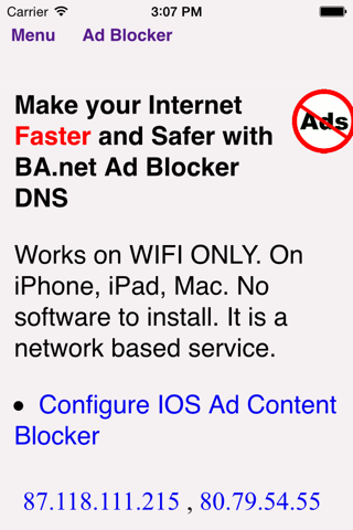 Ad Blocker Speed VPN BA.net screenshot 2