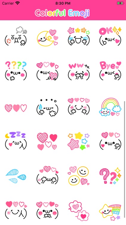 Colorful Emoji Stickers
