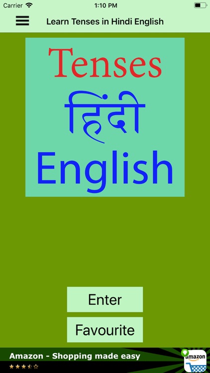 Learn Tenses in Hindi English