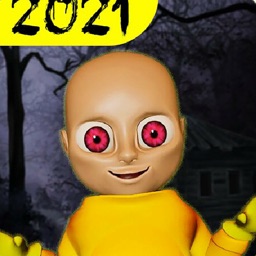 Scary Baby in Yellow House