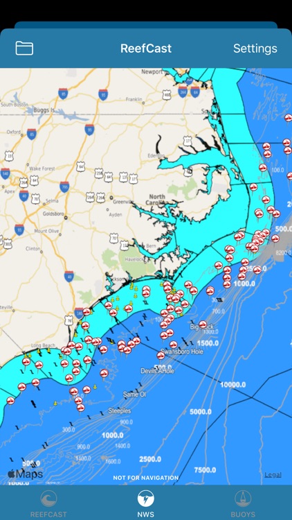 ReefCast Marine Weather