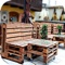 DIY Pallets and Crates is very nice app that offers lots of ideas how to turn old crates and pallets into wonderful garden furniture, storage ideas and many more unique and original things