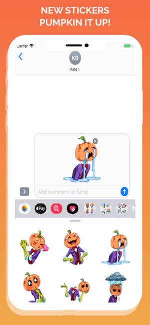 Pumpkin Head Emojis(圖6)-速報App