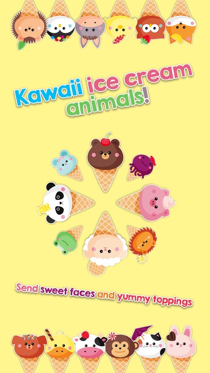 Kawaii Ice Cream Animals