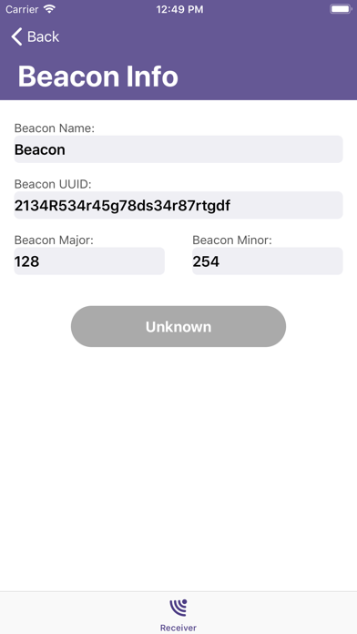 Beacon Receiver App screenshot 3
