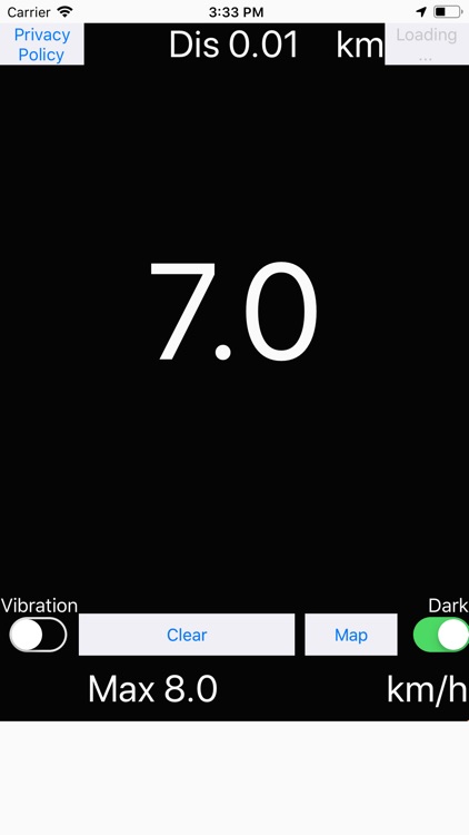 Speedometer (km / h)